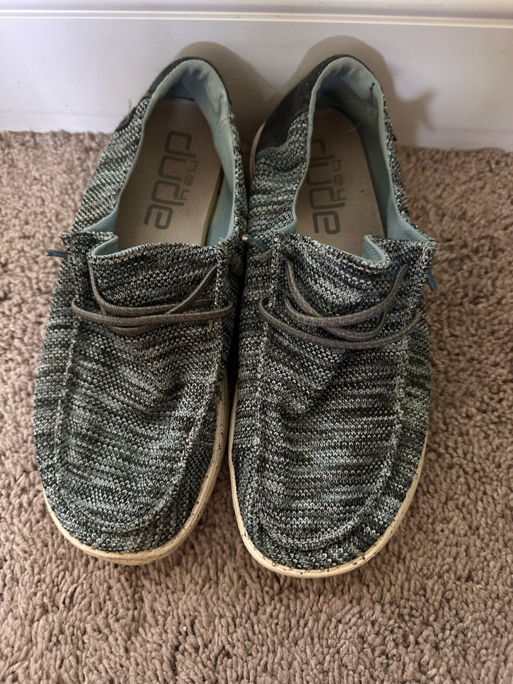 Navy Hey Dudes, Size 10